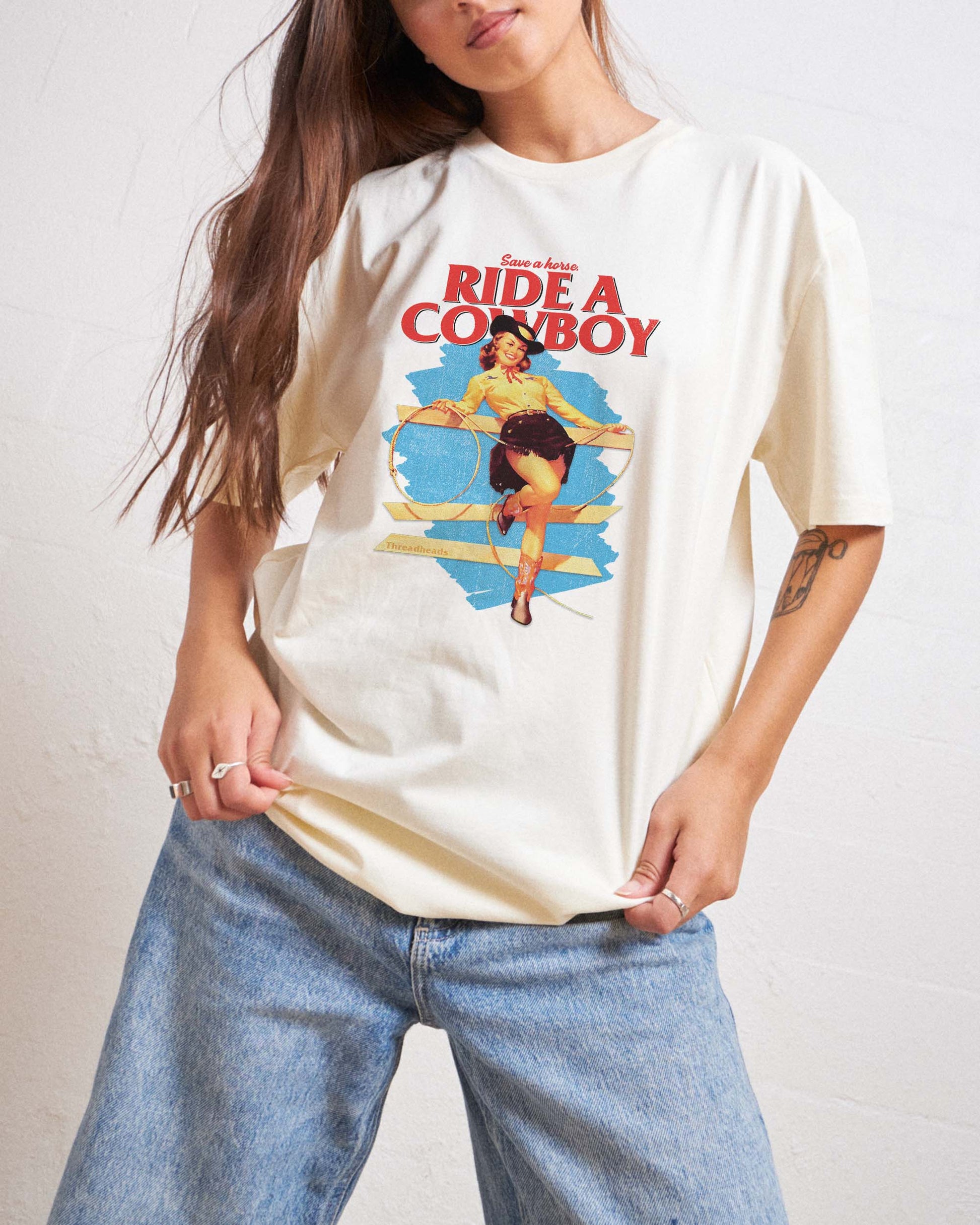 Save a Horse, Ride a Cowboy T-Shirt Unisex T-shirt, Sweatshirt, Hoodie, Long Sleeve Tee - T-Shirt, Sweatshirt, Hoodie
