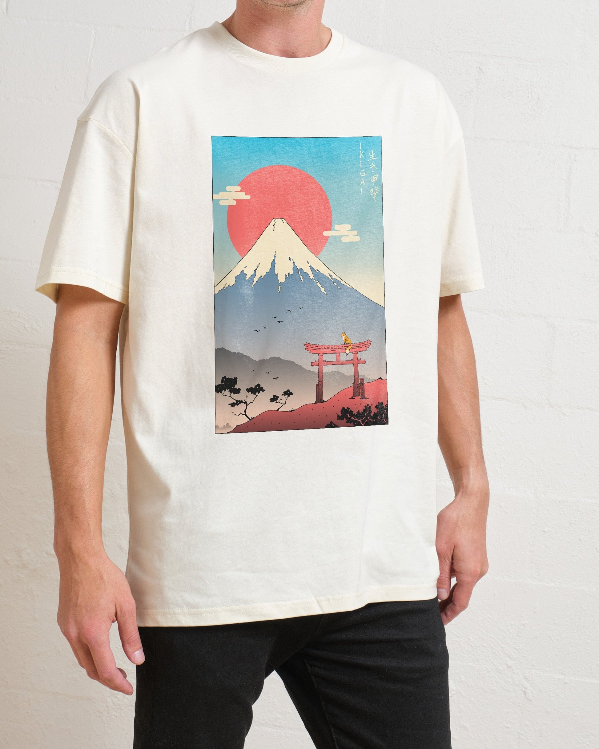 Ikigai in Mt Fuji T-Shirt Unisex T-shirt, Sweatshirt, Hoodie, Long Sleeve Tee - T-Shirt, Sweatshirt, Hoodie