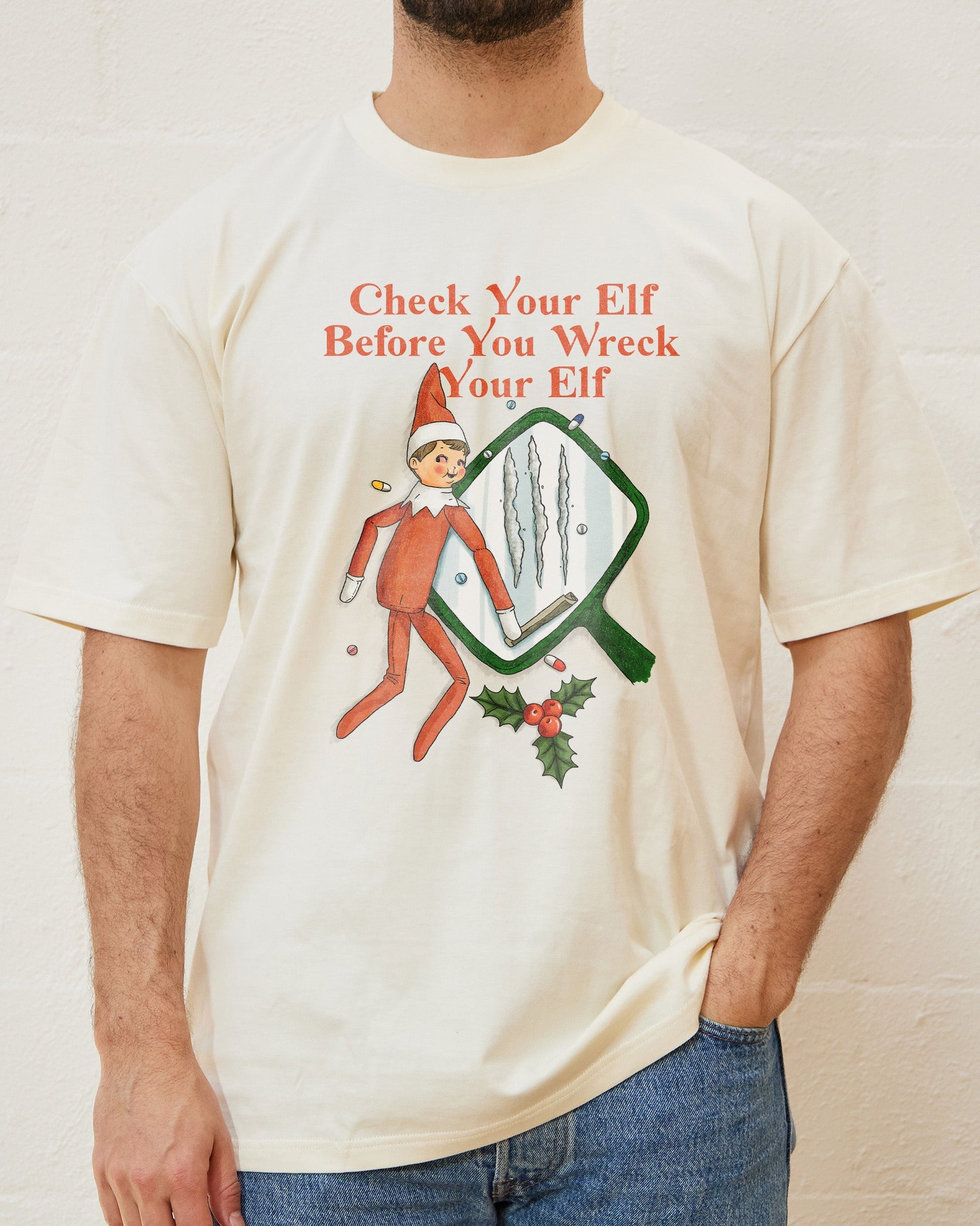 Check your Elf T-Shirt Unisex T-shirt, Sweatshirt, Hoodie, Long Sleeve Tee - T-Shirt, Sweatshirt, Hoodie