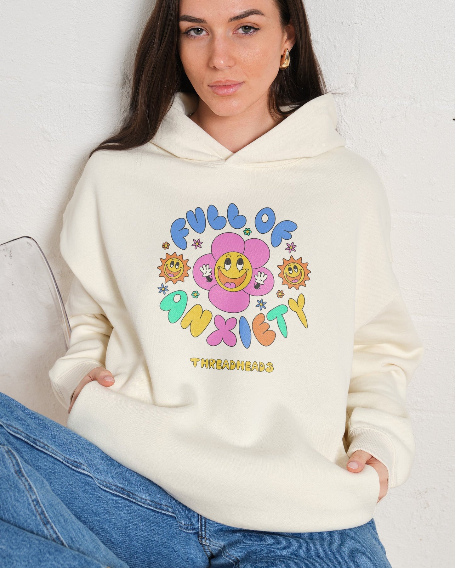 Full of Anxiety Hoodie Unisex T-shirt, Sweatshirt, Hoodie, Long Sleeve Tee - T-Shirt, Sweatshirt, Hoodie