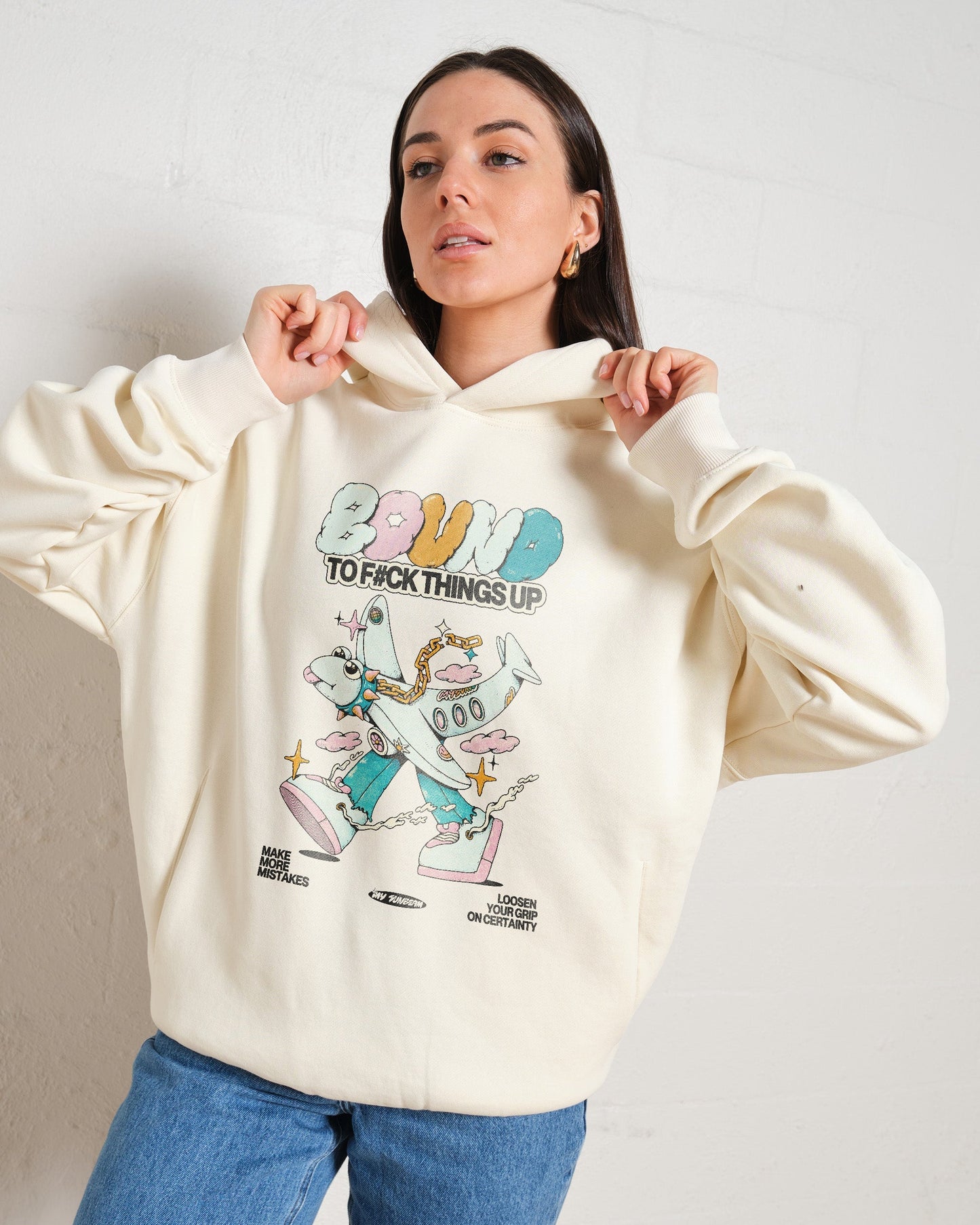 Bound to F#ck Things Up Hoodie Unisex T-shirt, Sweatshirt, Hoodie, Long Sleeve Tee - T-Shirt, Sweatshirt, Hoodie