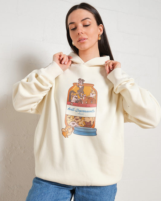Anti-Depressants Dog Edition Hoodie Unisex T-shirt, Sweatshirt, Hoodie, Long Sleeve Tee - T-Shirt, Sweatshirt, Hoodie