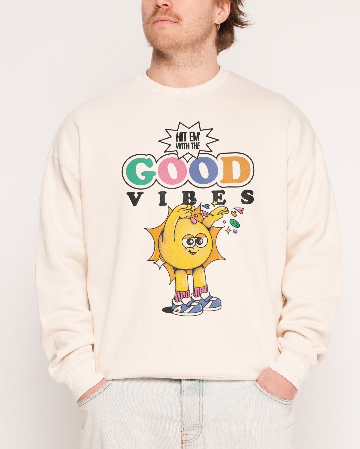 Good Vibes Sweatshirt Unisex T-shirt, Sweatshirt, Hoodie, Long Sleeve Tee - T-Shirt, Sweatshirt, Hoodie