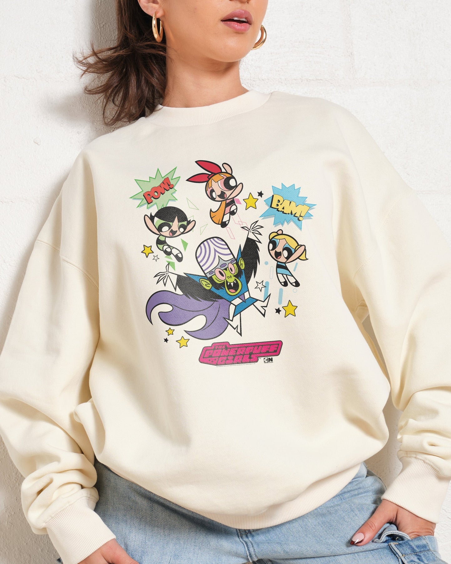 Powerpuff Pow Sweatshirt Unisex T-shirt, Sweatshirt, Hoodie, Long Sleeve Tee - T-Shirt, Sweatshirt, Hoodie