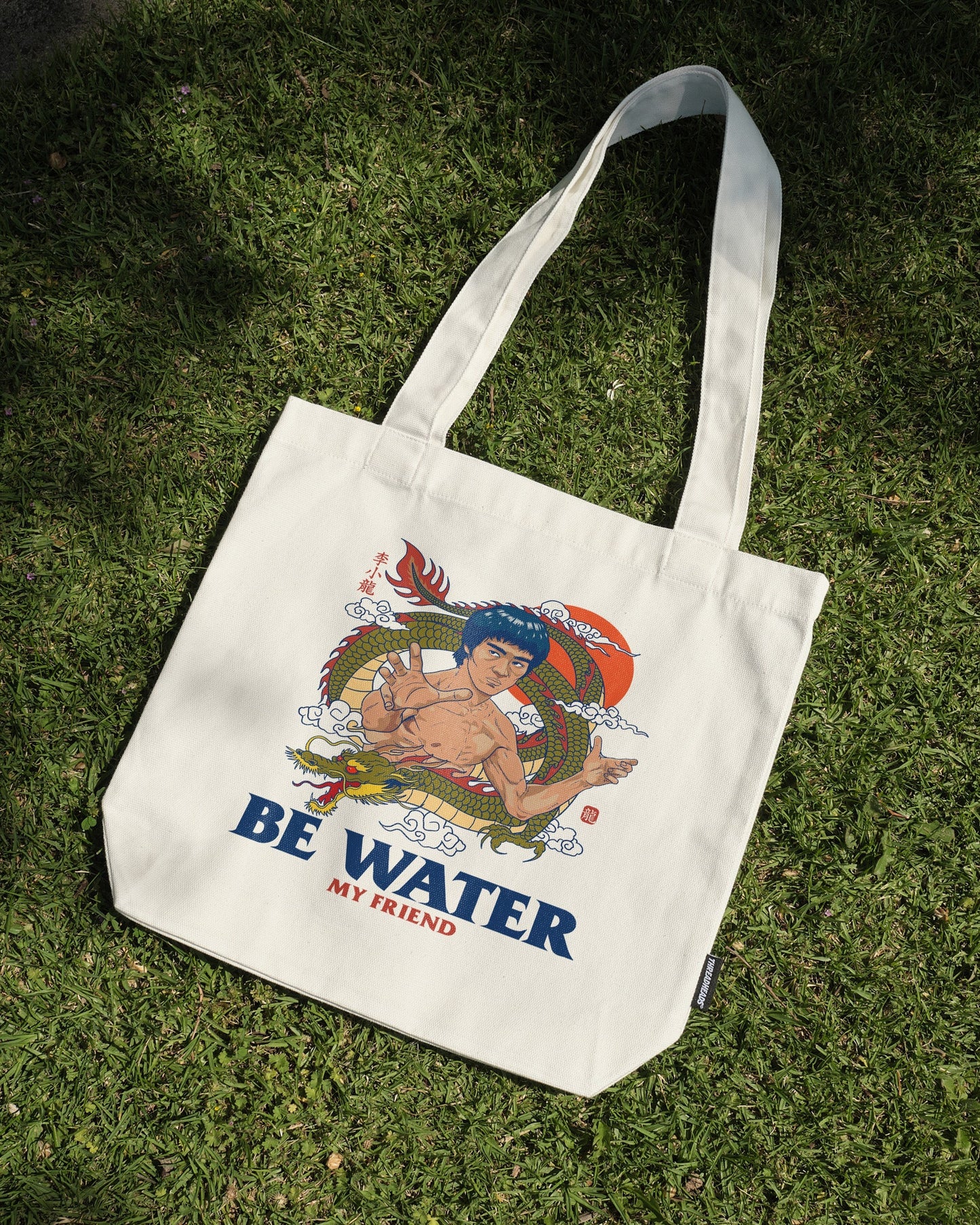 Bruce Lee Be Water Tote Bag Unisex T-shirt, Sweatshirt, Hoodie, Long Sleeve Tee - T-Shirt, Sweatshirt, Hoodie