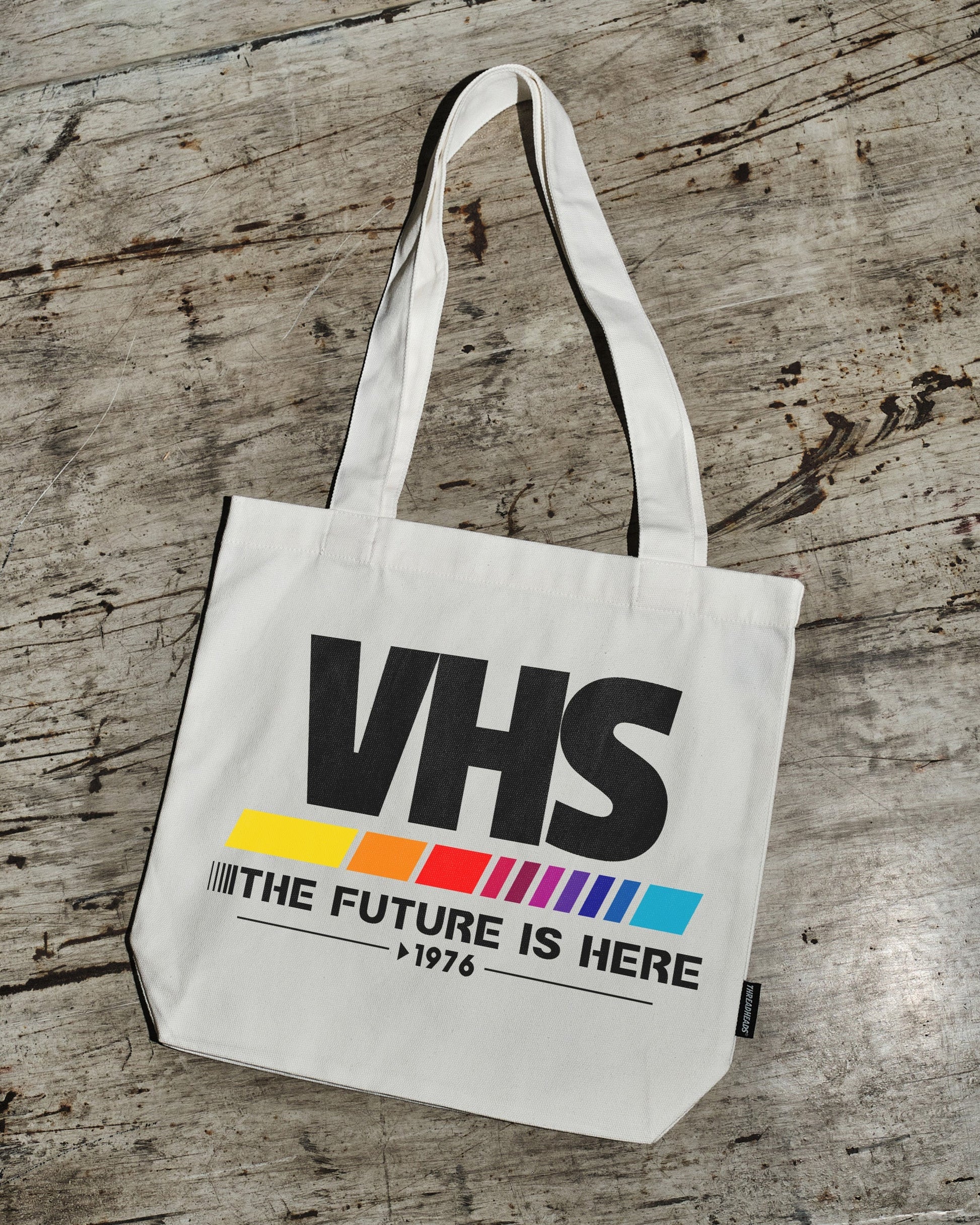 VHS - The Future is Now Tote Bag Unisex T-shirt, Sweatshirt, Hoodie, Long Sleeve Tee - T-Shirt, Sweatshirt, Hoodie