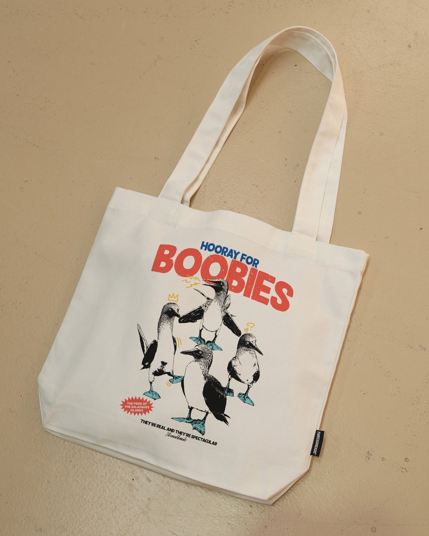 Hooray for Boobies Tote Bag Unisex T-shirt, Sweatshirt, Hoodie, Long Sleeve Tee - T-Shirt, Sweatshirt, Hoodie