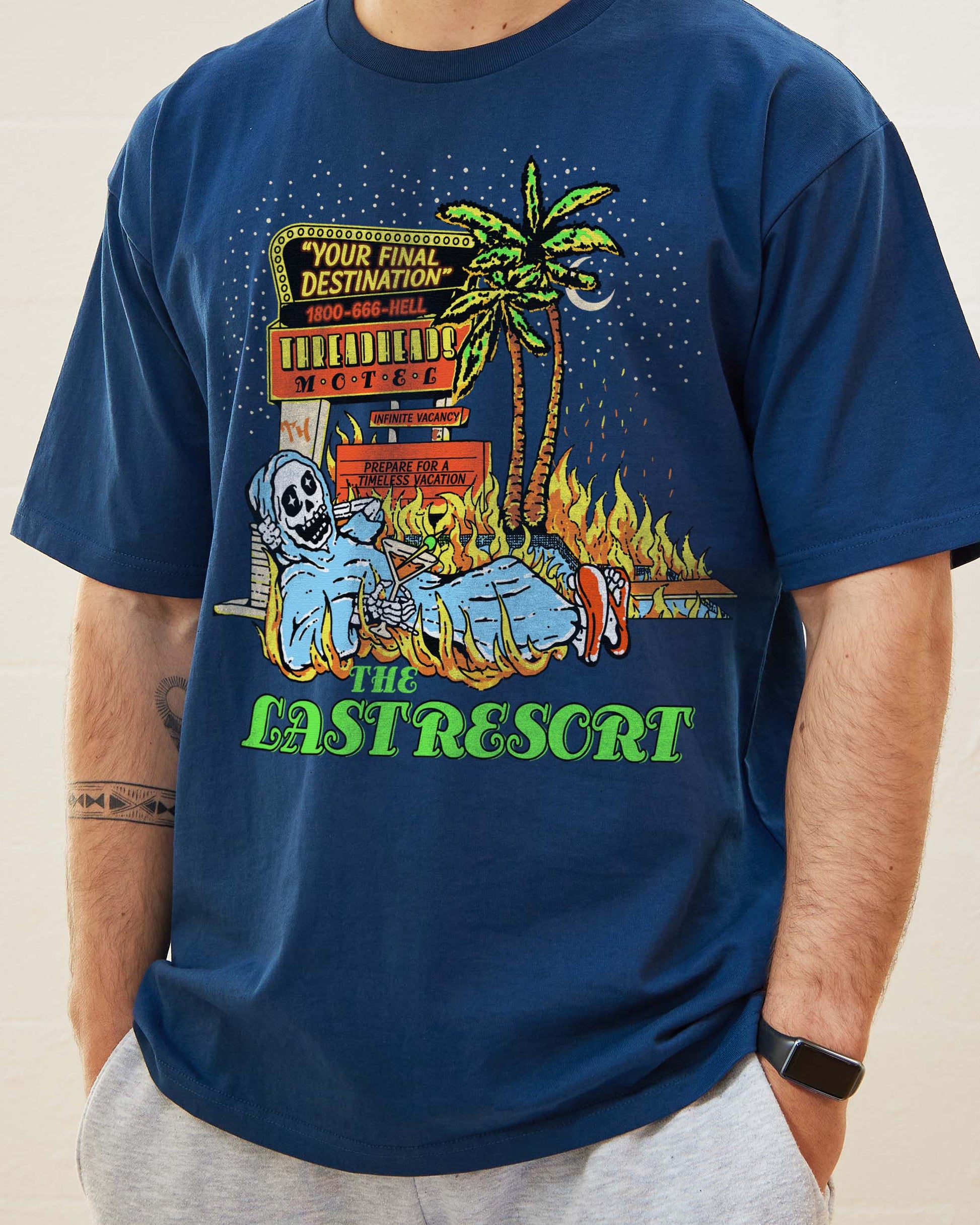Last Resort Hotel Vacation Packages T-Shirt Unisex T-shirt, Sweatshirt, Hoodie, Long Sleeve Tee - T-Shirt, Sweatshirt, Hoodie