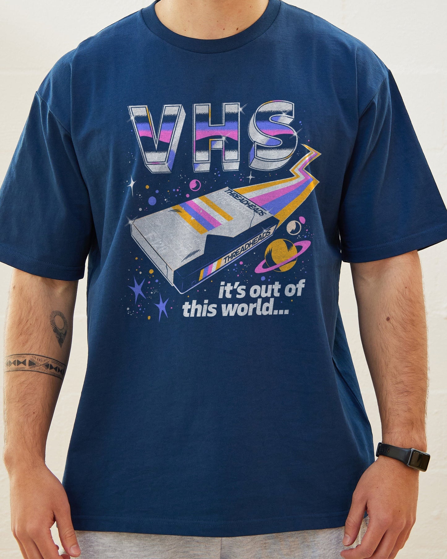 VHS Out of This World T-Shirt Unisex T-shirt, Sweatshirt, Hoodie, Long Sleeve Tee - T-Shirt, Sweatshirt, Hoodie