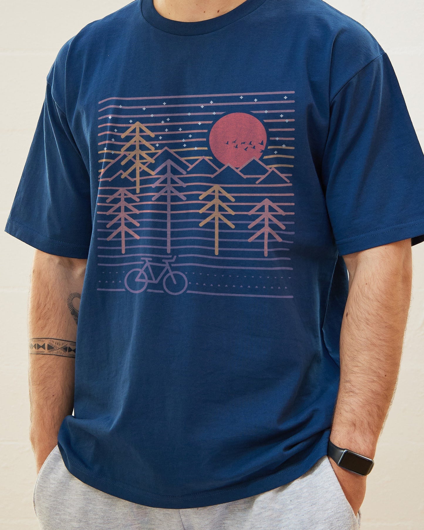 Bike Scene T-Shirt Unisex T-shirt, Sweatshirt, Hoodie, Long Sleeve Tee - T-Shirt, Sweatshirt, Hoodie