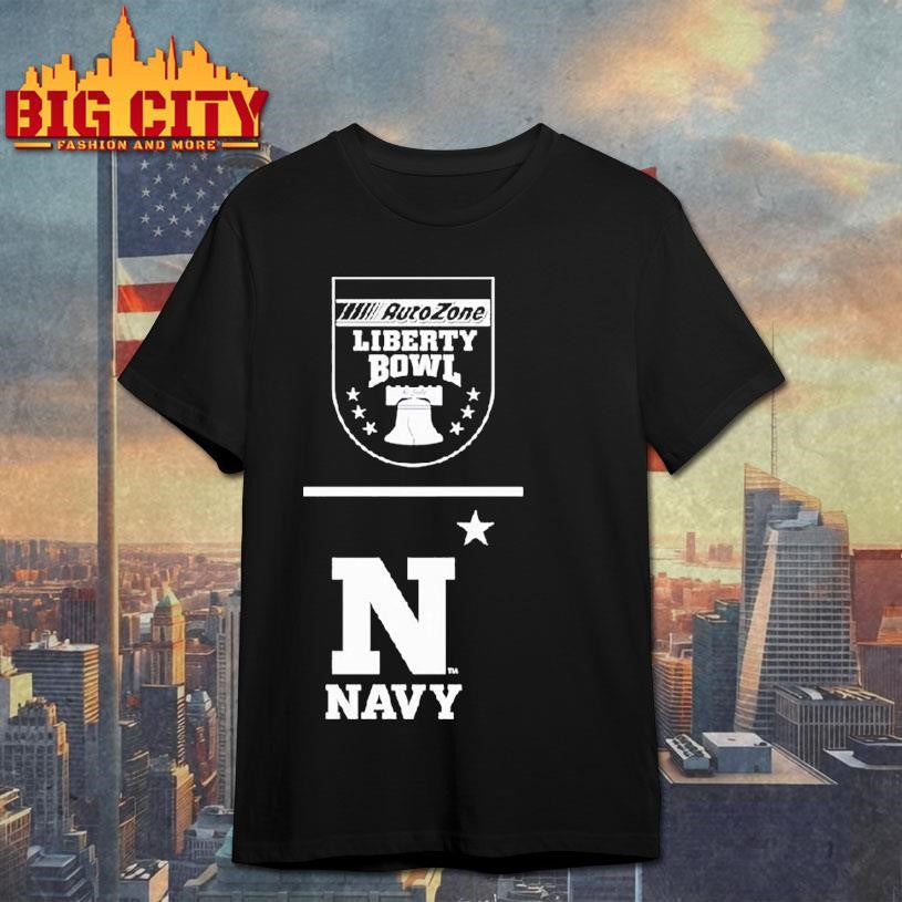 Navy Midshipmen Football Autozone Liberty Bowl Shirt Unisex T-shirt, Sweatshirt, Hoodie, Long Sleeve Tee - T-Shirt, Sweatshirt, Hoodie
