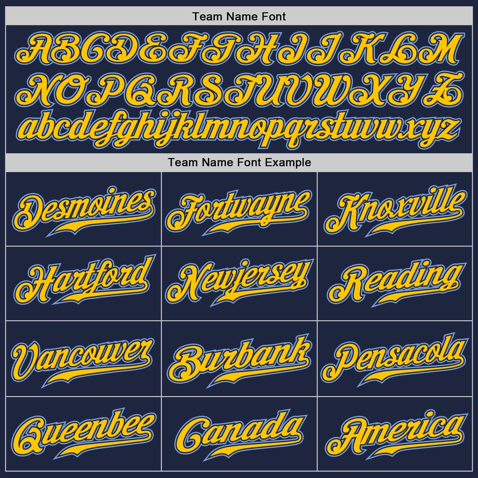 Custom Navy Gold-Light Blue Authentic Baseball Jersey baseball jersey product view 5