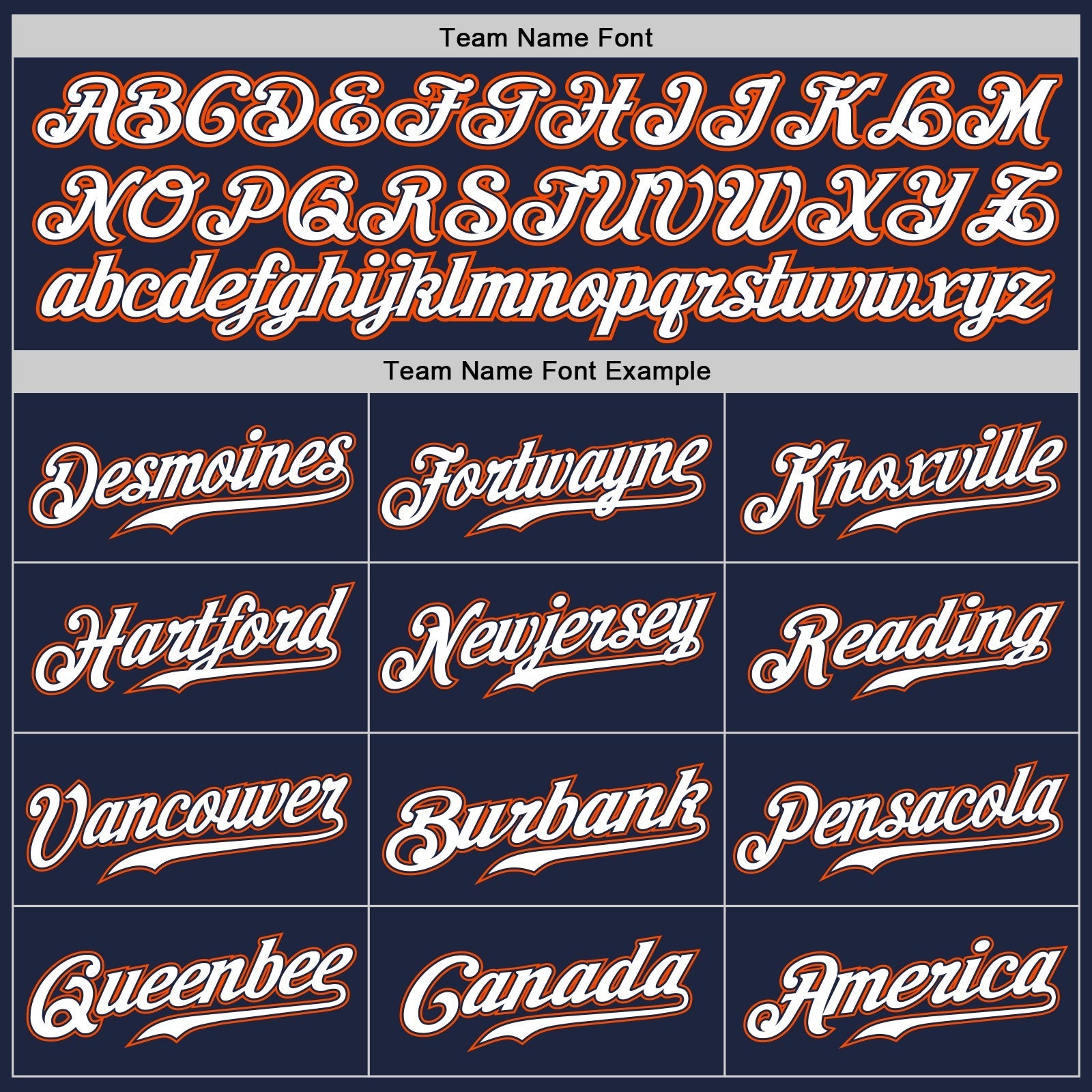 Custom Navy White-Orange Authentic Baseball Jersey baseball jersey product view 4