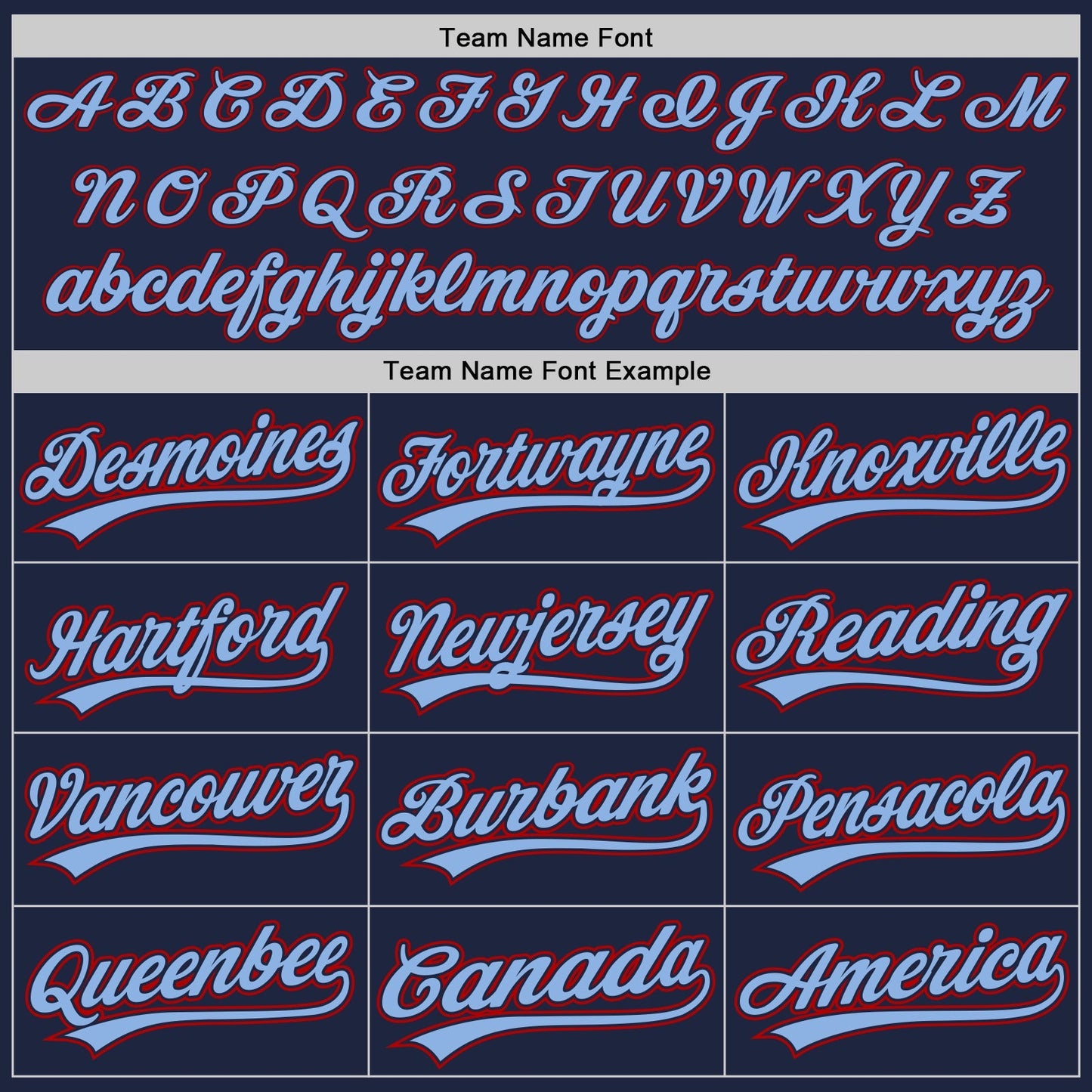 Custom Navy Red-Light Blue Authentic Baseball Jersey baseball jersey product view 4