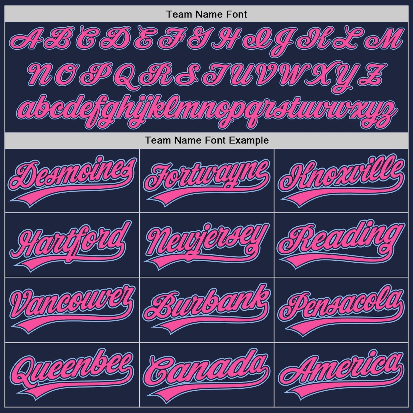 Custom Navy Light Blue-Pink Authentic Baseball Jersey baseball jersey product view 4