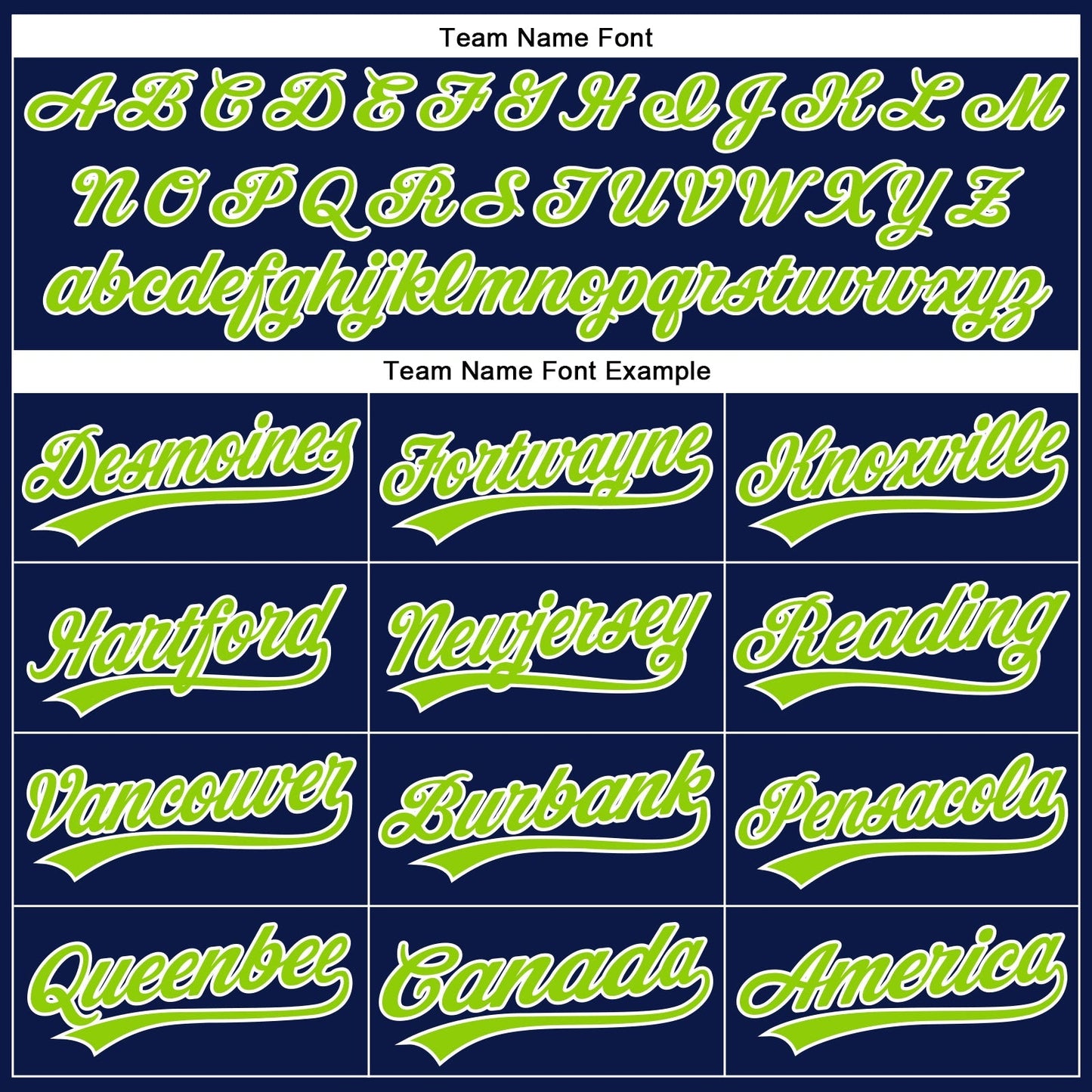 Custom Navy White Pinstripe Neon Green Authentic Baseball Jersey baseball jersey product view 4