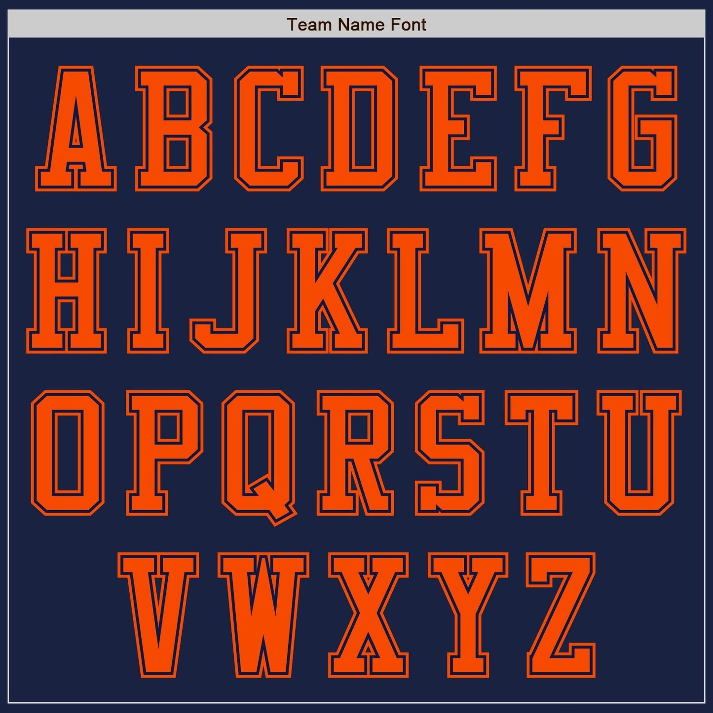 Custom Navy Orange Authentic Baseball Jersey baseball jersey product view 3