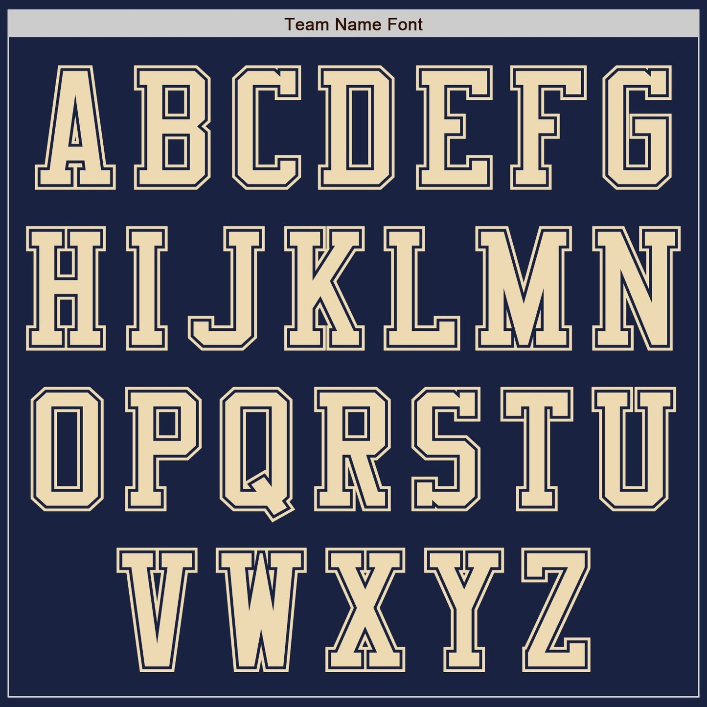 Custom Navy Cream Authentic Baseball Jersey baseball jersey product view 3