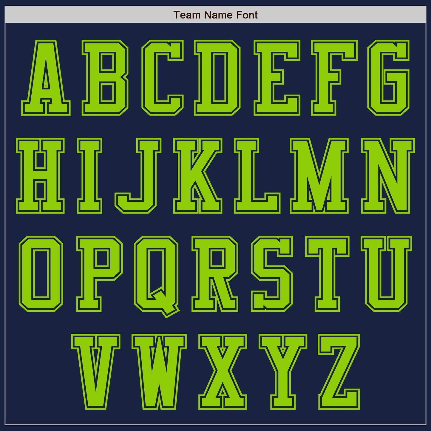 Custom Navy Neon Green Authentic Baseball Jersey baseball jersey product view 3