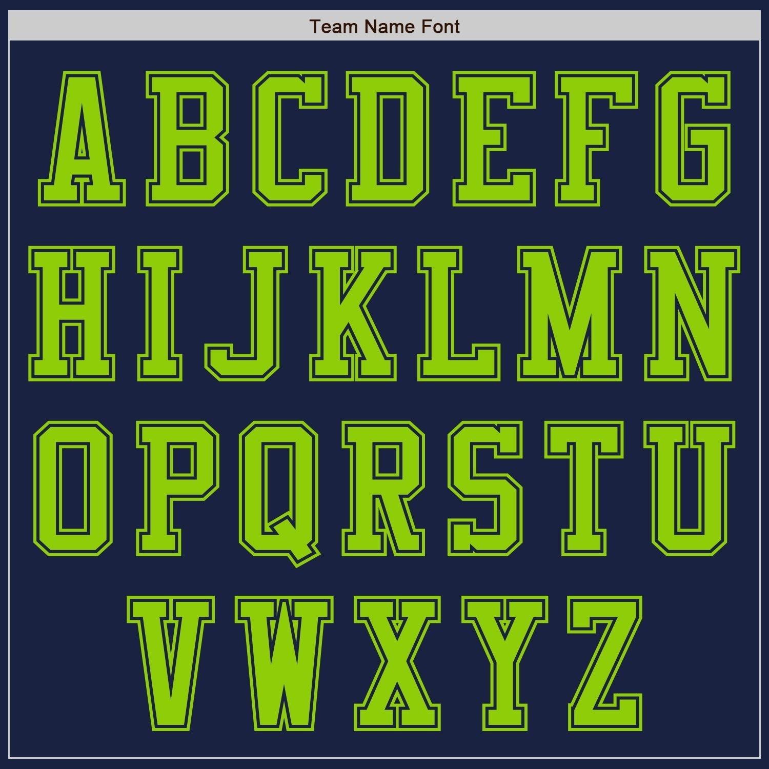 Custom Navy Neon Green Authentic Baseball Jersey baseball jersey product view 3
