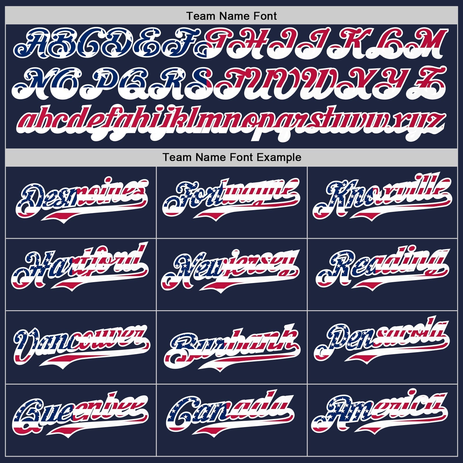 Custom Navy White Pinstripe USA Flag Authentic Baseball Jersey baseball jersey product view 4