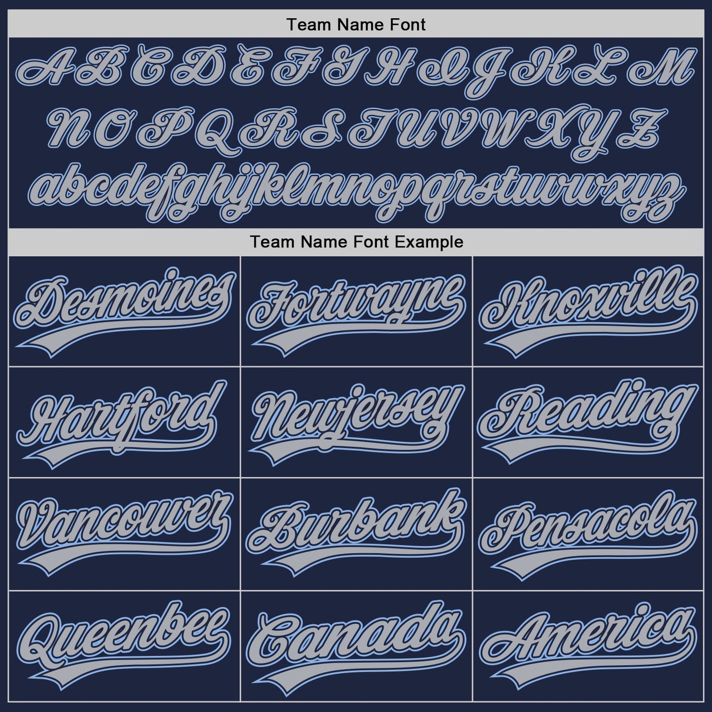 Custom Navy Gray-Light Blue Authentic Baseball Jersey baseball jersey product view 4