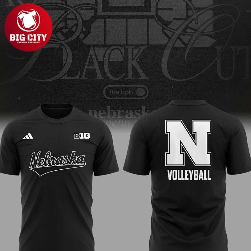Nebraska Cornhuskers Black Out 2025 Two Sided Shirt Unisex T-shirt, Sweatshirt, Hoodie, Long Sleeve Tee - T-Shirt, Sweatshirt, Hoodie