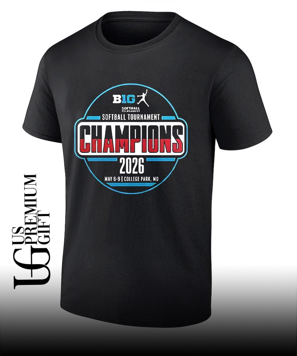 Nebraska Cornhuskers Softball 26 Big Ten Tournament Champions shirt Unisex T-shirt, Sweatshirt, Hoodie, Long Sleeve Tee - T-Shirt, Sweatshirt, Hoodie