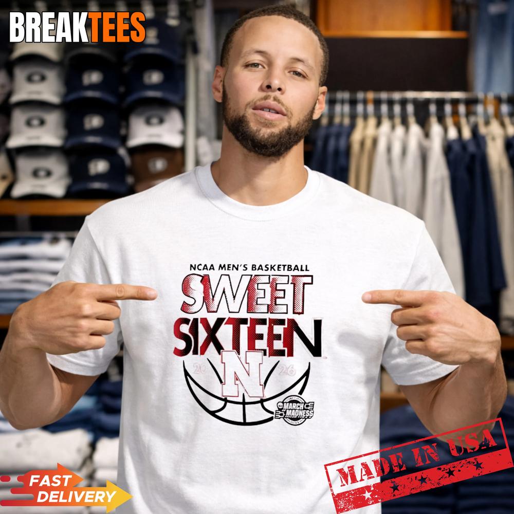 Nebraska Cornhuskers Sweet Sixtee 2026 NCAA Mens Basketball Tournament Shirt Unisex T-shirt, Sweatshirt, Hoodie, Long Sleeve Tee - T-Shirt, Sweatshirt, Hoodie