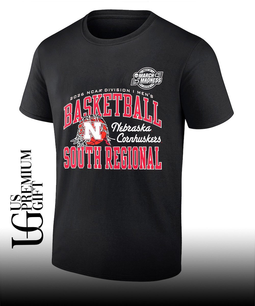 Nebraska Cornhuskers basketball NCAA Division I March Madness Regional Regional 2026 shirt - T-Shirt, Sweatshirt, Hoodie