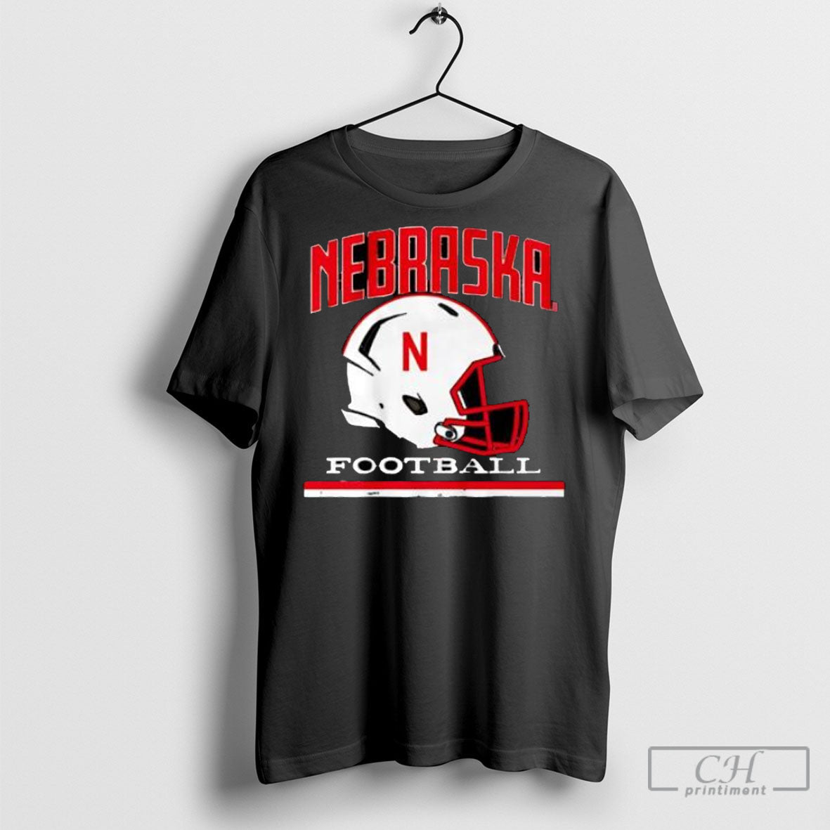 Nebraska Football Classic Helmet Logo Collegiate Sport Shirt Tee Unisex T-shirt, Sweatshirt, Hoodie, Long Sleeve Tee - T-Shirt, Sweatshirt, Hoodie