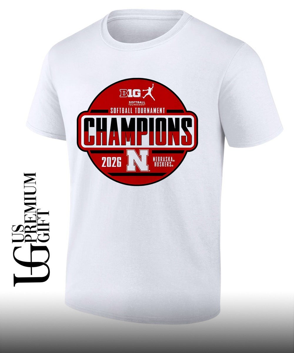 Nebraska Huskers 2026 Big Ten Softball Tournament Champions Locker Room shirt Unisex T-shirt, Sweatshirt, Hoodie, Long Sleeve Tee - T-Shirt, Sweatshirt, Hoodie