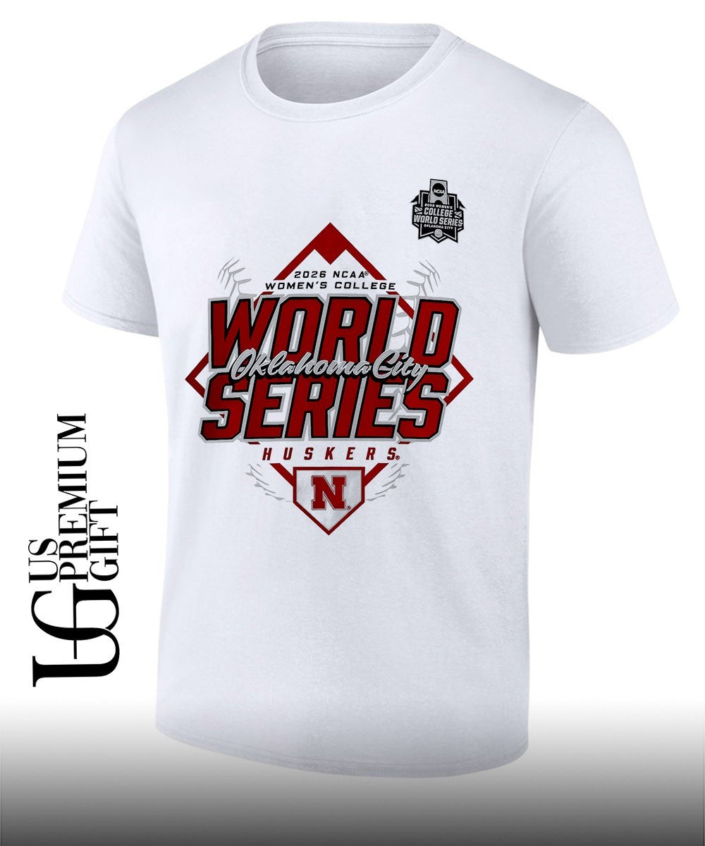 Nebraska Huskers 2026 NCAA Womens College World Series logo shirt Unisex T-shirt, Sweatshirt, Hoodie, Long Sleeve Tee - T-Shirt, Sweatshirt, Hoodie
