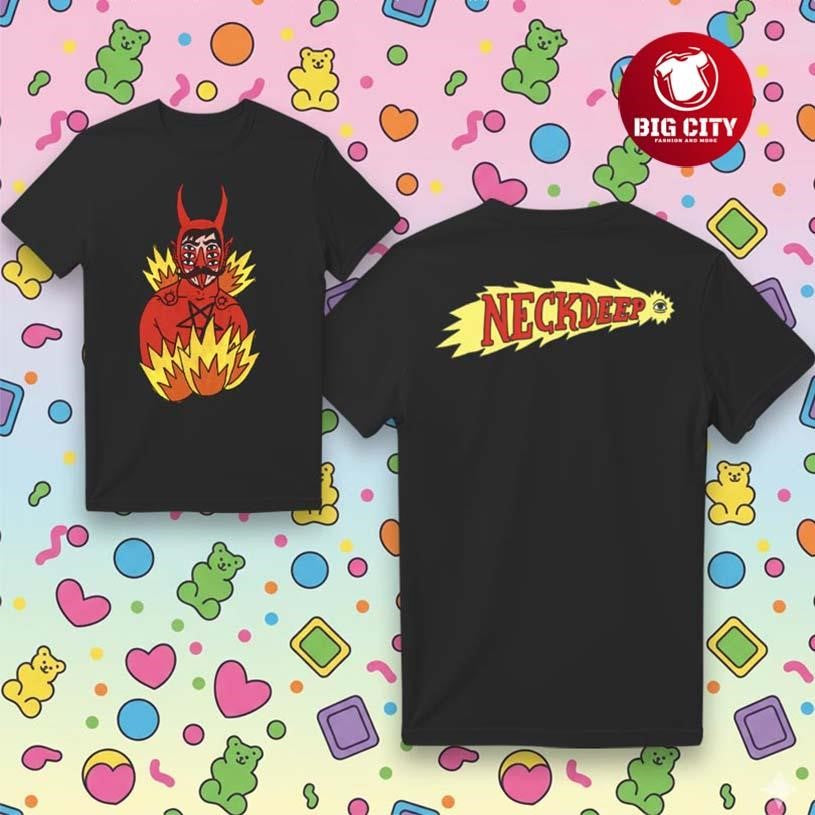 Neck Deep Custom LNOTGY Devil Jumper Two Sided Shirt Unisex T-shirt, Sweatshirt, Hoodie, Long Sleeve Tee - T-Shirt, Sweatshirt, Hoodie