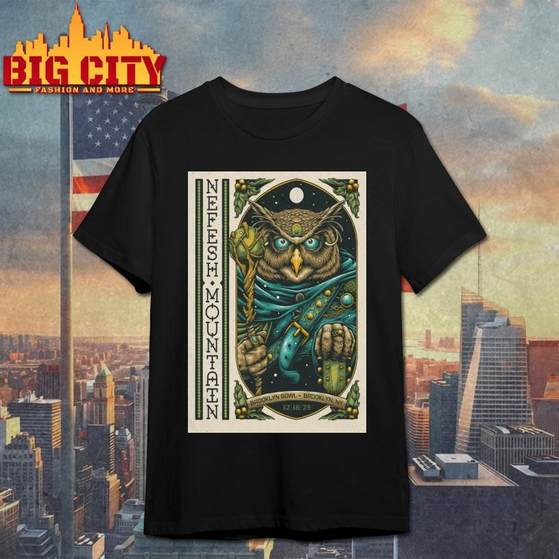 Nefesh Mountain 12.18.2025 Brooklyn NY Poster Shirt Unisex T-shirt, Sweatshirt, Hoodie, Long Sleeve Tee - T-Shirt, Sweatshirt, Hoodie