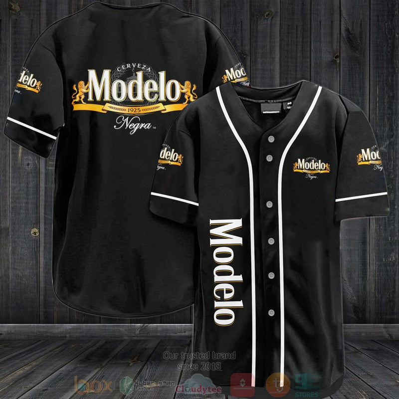 Negra Modelo black Baseball shirt baseball jersey product view 1