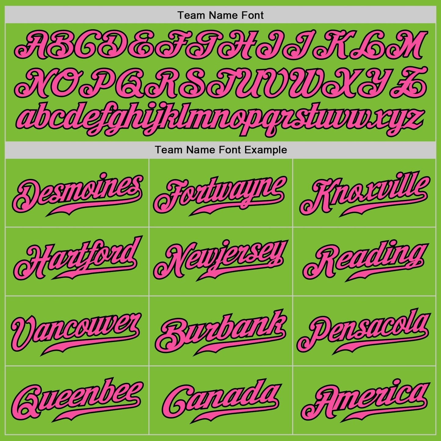Custom Neon Green Black Pinstripe Pink-Black Authentic Baseball Jersey baseball jersey product view 4