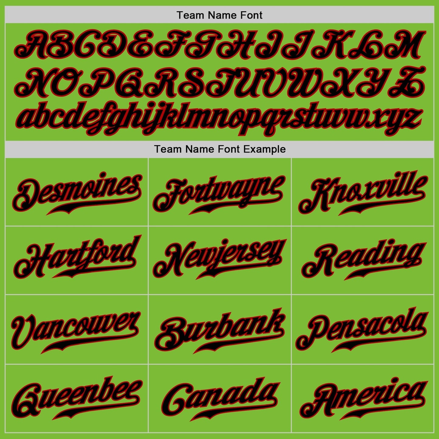 Custom Neon Green Black-Red Authentic Baseball Jersey baseball jersey product view 4