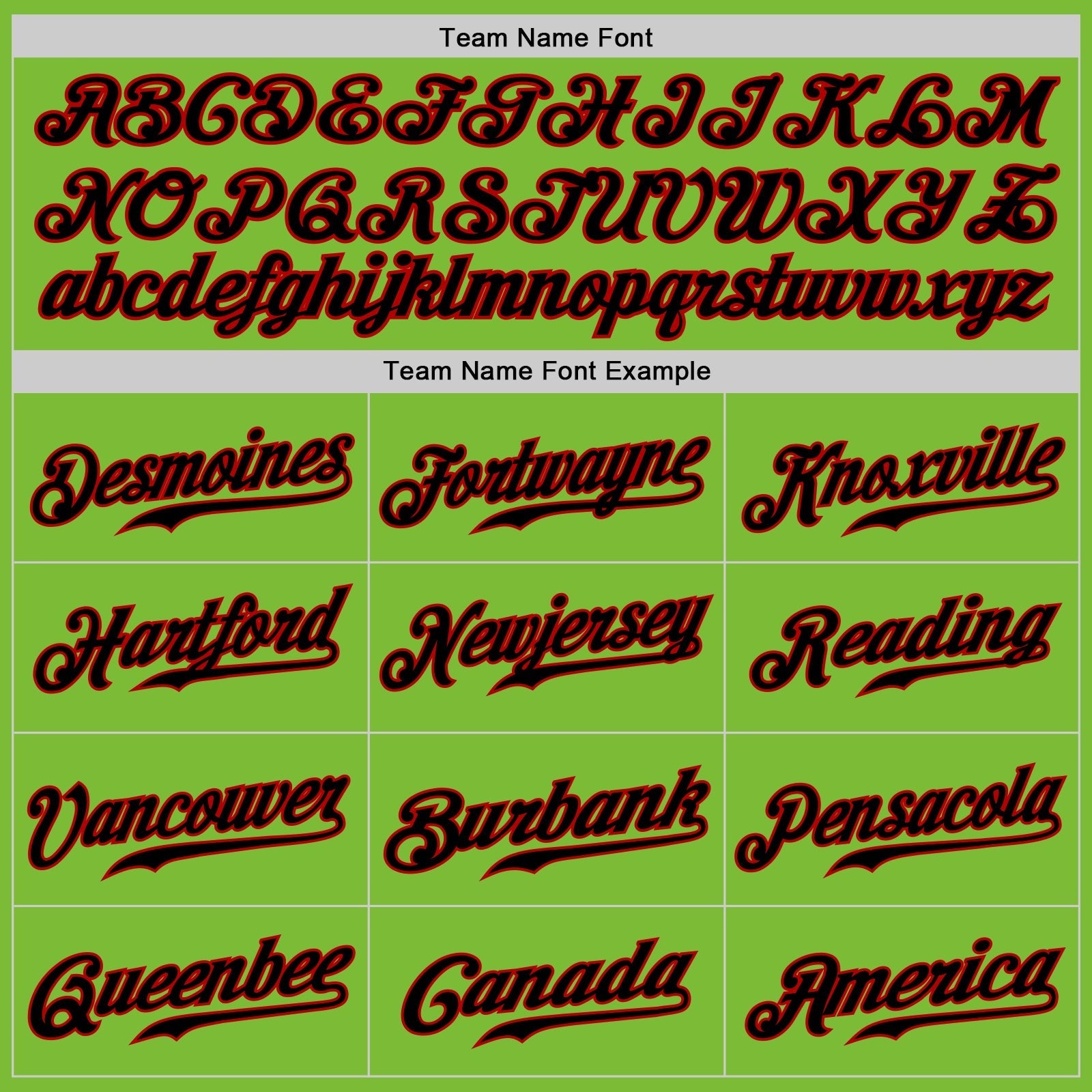 Custom Neon Green Black-Red Authentic Baseball Jersey baseball jersey product view 4
