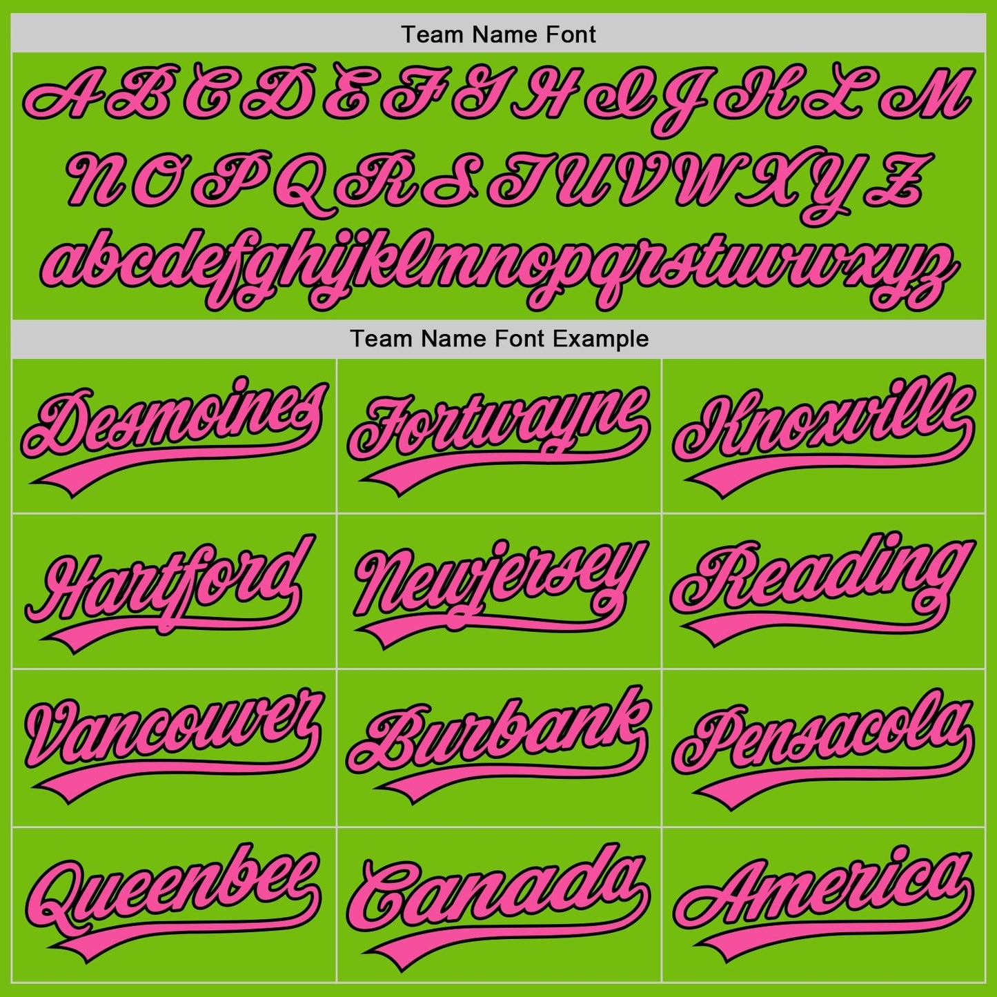Custom Neon Green Pink-Black Authentic Baseball Jersey baseball jersey product view 4