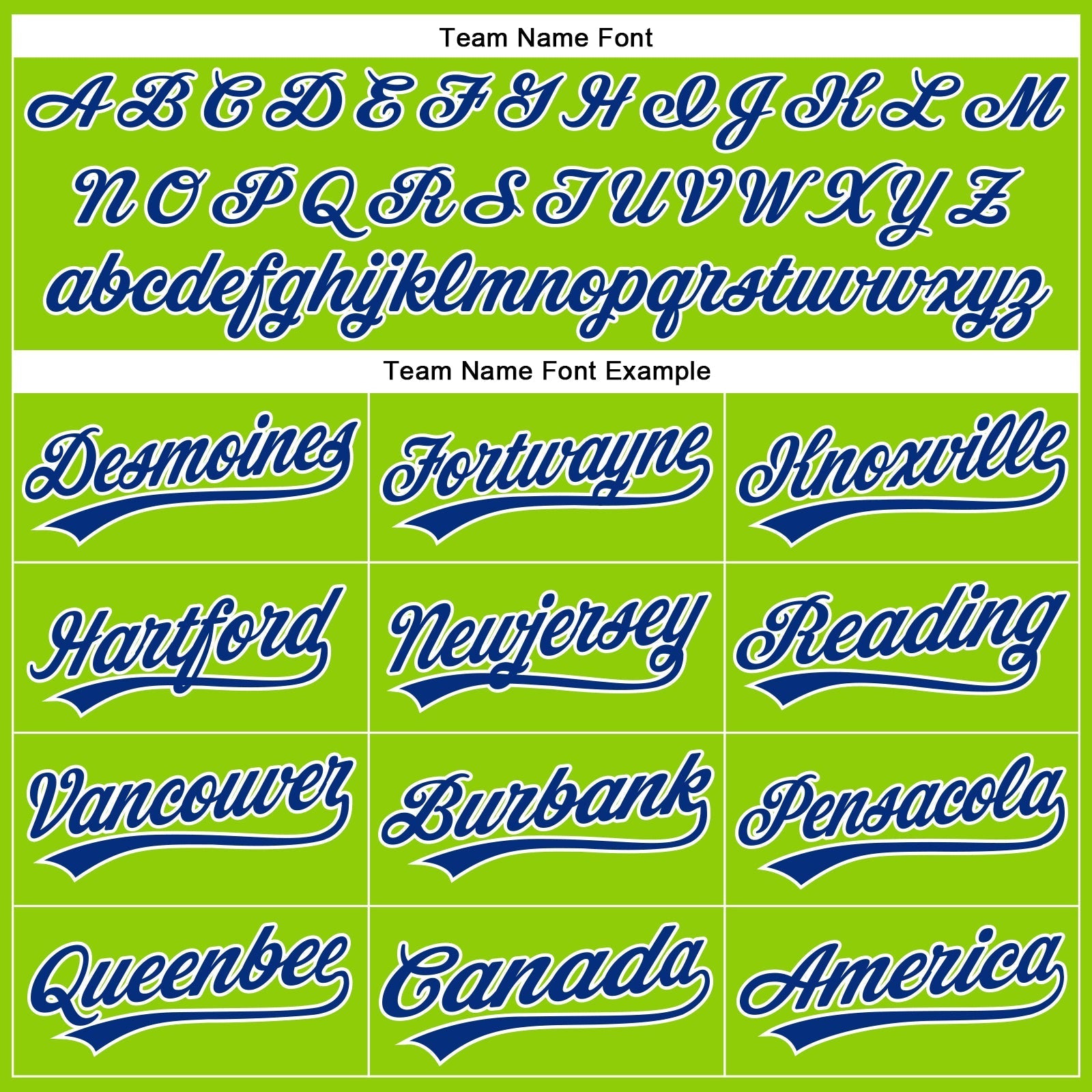 Custom Neon Green Royal-White Authentic Baseball Jersey baseball jersey product view 4
