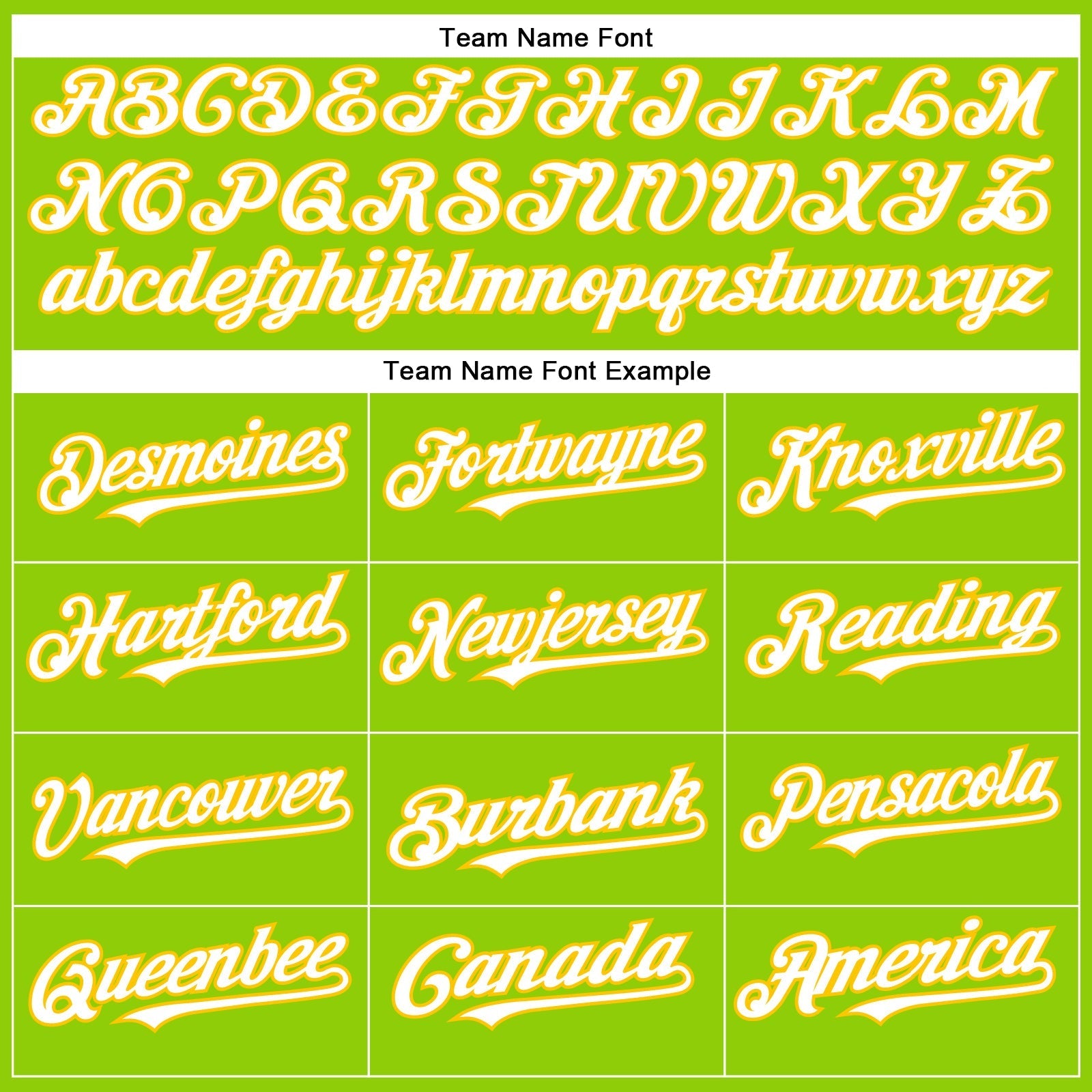Custom Neon Green White-Yellow Authentic Baseball Jersey baseball jersey product view 4