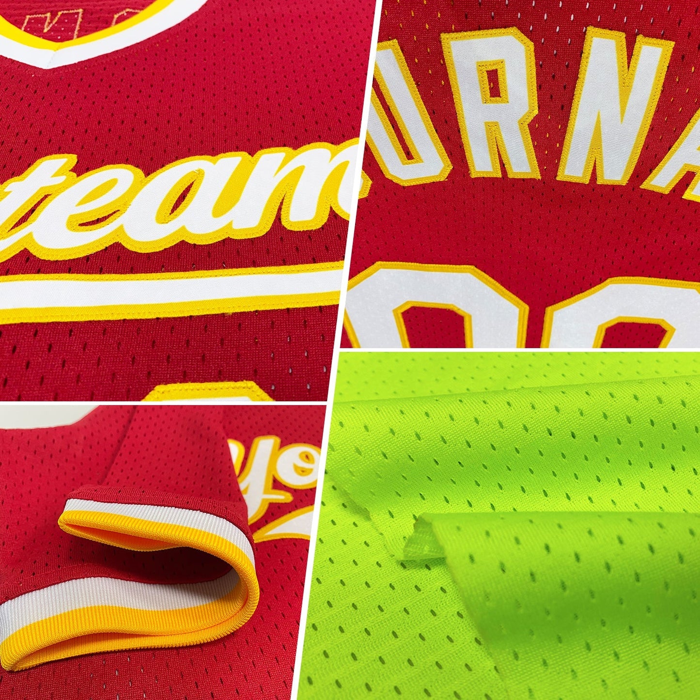 Custom Neon Green Maroon-White Authentic Throwback Baseball Jersey baseball jersey product view 2