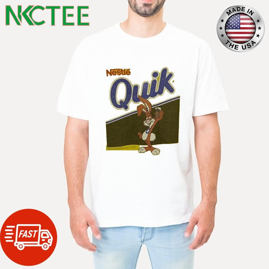 Nestl Quik bunny shirt Unisex T-shirt, Sweatshirt, Hoodie, Long Sleeve Tee - T-Shirt, Sweatshirt, Hoodie