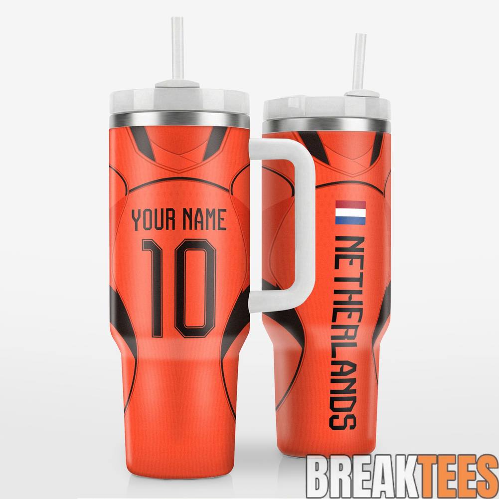 Netherlands Jersey Design WC26 Custom Tumbler sports jersey product view 1