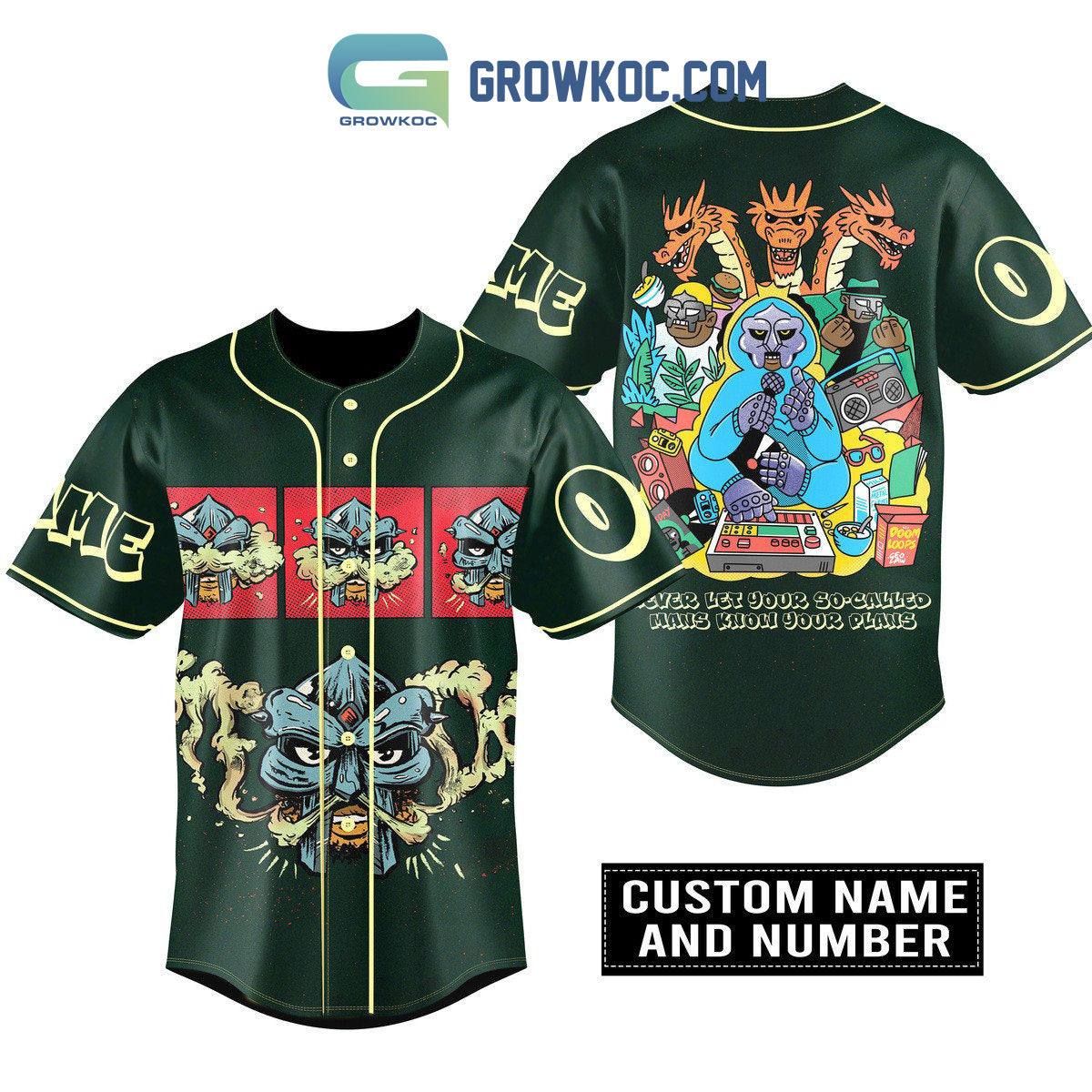 Never Let Your So Called Mans Know Your Plans Personalized Baseball Jersey baseball jersey product view 1