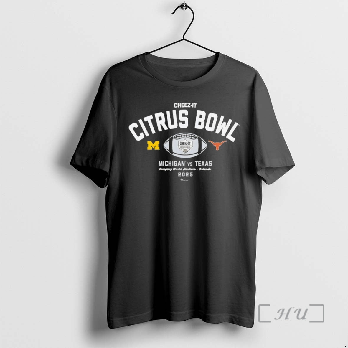 New 2025 Cheez It Citrus Bowl Michigan Wolverines Vs Texas Longhorns Logo Premium T Shirts - T-Shirt, Sweatshirt, Hoodie