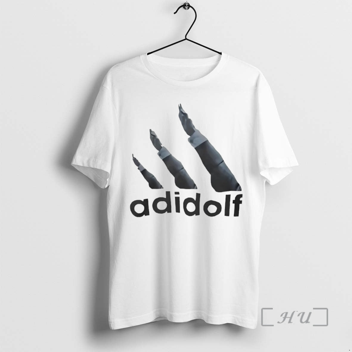 New Adidolf Parody Logo Circle - T-Shirt, Sweatshirt, Hoodie