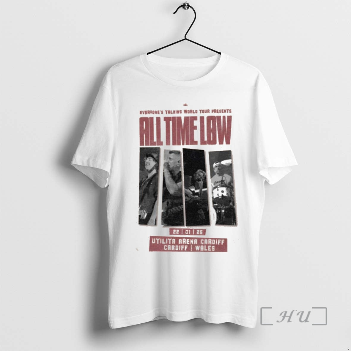 New All Time Low Jan 22 2026 Cardiff Wales - T-Shirt, Sweatshirt, Hoodie