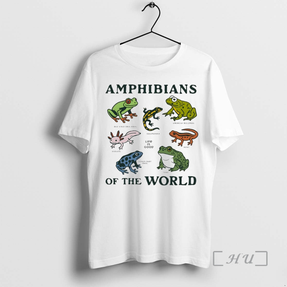 New Amphibians Of The World Circle - T-Shirt, Sweatshirt, Hoodie